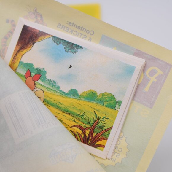 Disney Winnie the Pooh Pack of 6 Vintage Stickers Made in Italy by Diamono - Picture 9 of 9